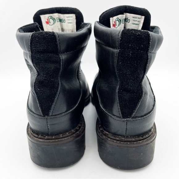 Vintage Blondo Waterproof Leather Lug Sole Lace Up Chunky Boots Grunge - Picture 8 of 11